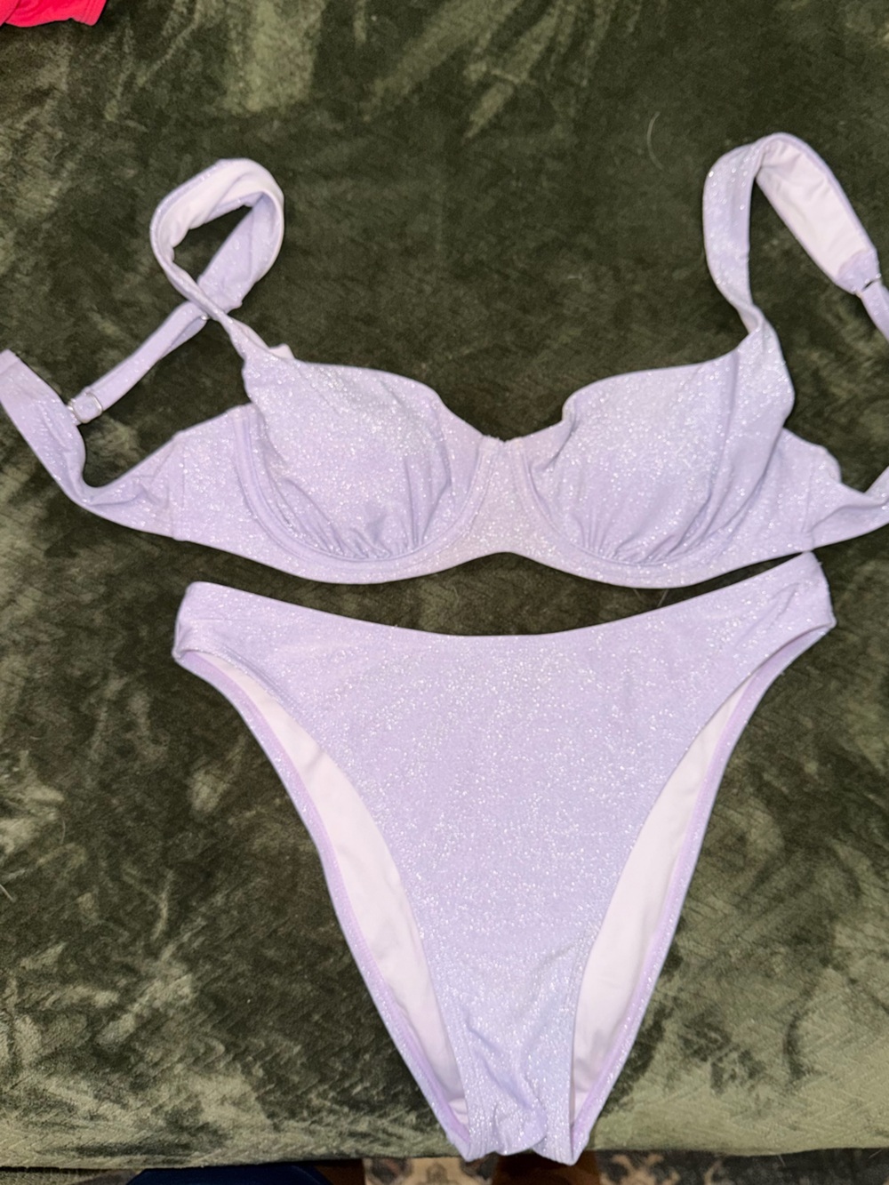 Cupshe Sparkling Lilac Two-Piece Bikini